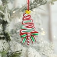 thumbnail image 6 of TERGAYEE Christmas Decoration Supplies Red White And Green Candy Pendants Soft Pottery Imitation Sticks Candy Pendants Holiday Decor, 6 of 6