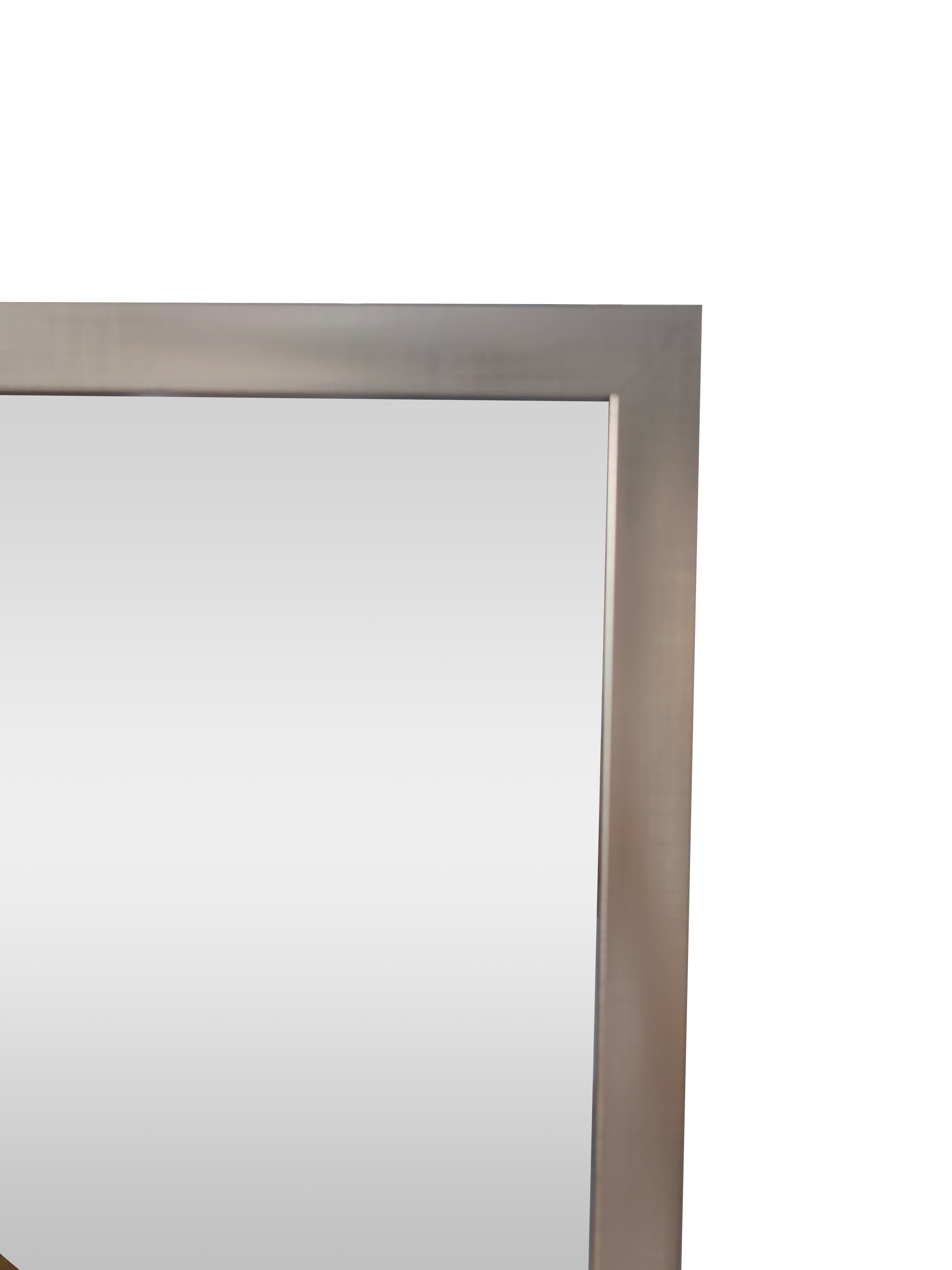 Mainstays 17.6x58.2 Gold Framed Floor Mirror for Bedroom or Living Room