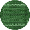 thumbnail image 1 of Ahgly Company Indoor Round Persian Emerald Green Traditional Area Rugs, 6' Round, 1 of 4
