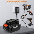thumbnail image 2 of For WORX 20V Lithium Ion Battery Charger WA3520 WA2575 WA3525 WA3575 WA3578 TAPDRA Accessory Part, 2 of 2