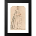 thumbnail image 2 of Paul Sandby 13x18 Black Modern Framed Museum Art Print Titled - Lady Maynard (ca. 1757), 2 of 5