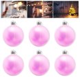thumbnail image 4 of 6 piezas 6cm Bolas de Navidad Adornos para árboles de Navidad Decoraciones colgantes Bolas de Navidad FleinngHoz JD708521056, 4 of 7