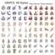 thumbnail image 2 of 180PCS 90 Style Flower Girl Theme Stickers, 2 of 5