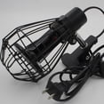 thumbnail image 3 of Black Iron Wire Anti-Scald Net for Reptile Heat Lamp Cover with Mesh Cage Design for Kitchen 2pcs, 3 of 8