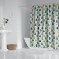 thumbnail image 2 of Gray Christmas Tree Pattern Shower Curtain 84"x72" ,Bathroom Decorative Shower Curtains Set with 12 Hooks,Modern Waterproof Washable Shower Curtain, 2 of 6