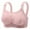 Pink, variant on Ohufall High Support Wireless Bras for Women Full Coverage Comfort Breathable Push Up Bras for Women No Underwire Everyday Bras, 36B/C-46B/C