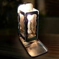 thumbnail image 4 of Feltree Foldable Windproof Candle Lantern with Stainless Steel Frame, Portable Camping Light for Hiking/Backyard/Patio Decoration, 4 of 5
