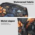 thumbnail image 4 of Crow Hard Drive Bag Travel Organizer Phone Charger Organizer Small Electronics Travel Organizer Waterproof Oxford Fabric 5.9x9.44x3.14 in, 4 of 6