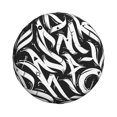 thumbnail image 3 of PUREYAH Abstract Gothic Graffiti Calligraphic Rv Spare Tire Cover, Wheel Covers Protectors Universal Fit for Camping Travel Trailer Truck 14 inch, 3 of 6