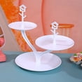 thumbnail image 3 of Storage Containers Qwtwty Fruit Plates Living Room Coffee Table Household Transparent Candy Dessert Rack Party Wedding Front Desktop Placed Snack Dessert Tray Tiers Dessert Stand, 3 of 6