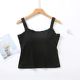 thumbnail image 7 of QHFBli Tank Top with Built-in Bra for Women Adjustable Spaghetti Strap Workout Yoga Shirts Basic Layer Padded Bra Cami Tops, 7 of 7