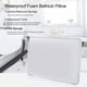 thumbnail image 5 of Reposacabezas de baño almohada de esponja para bañera 114 x 75 x 24 pulgadas transpirable cómodo blanco para bañera ANGGREK Otros, 5 of 8