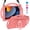 Pink2, variant on Kids iPad Case 10.2 Inch for iPad 9th/8th/7th Gen, Shockproof Silicone Cover with Built-in Screen Protector, Handle, Kickstand & Removable Strap (Rainbow)