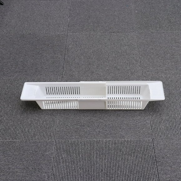LEEYNEER Bathtub Tray Expandable Bath Tub Table Bath Table Tray over Bathtub Shelf Rack Shower Organizer Trays for Book Holder