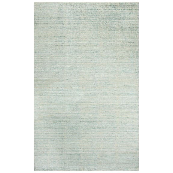 Rizzy Rugs Grand Haven Area Rug GH722A Aqua Lines Wool 8' x 10' Rectangle