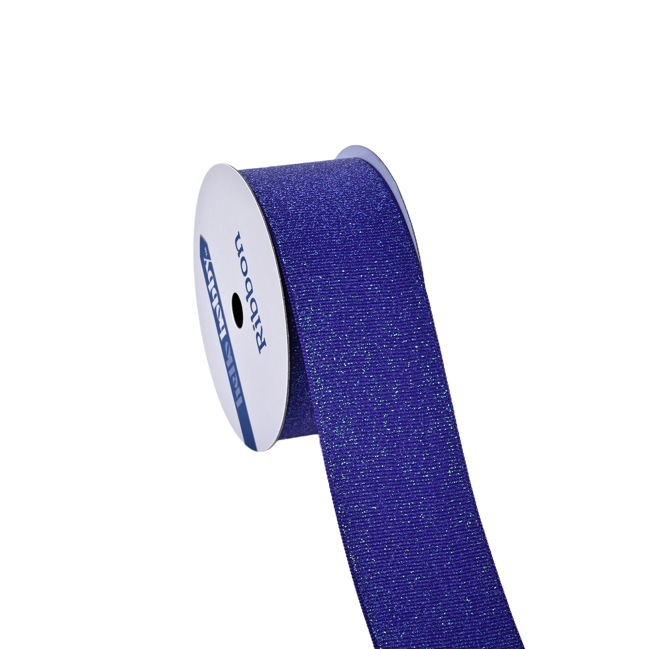 Gwen Studios 1.5" Sparkle Purple Grosgrain Ribbon, 7 Yards
