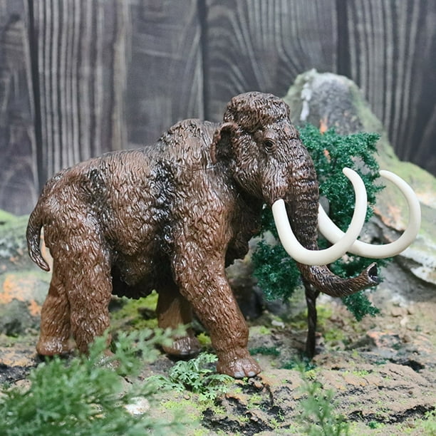 Gwong Juguete Figuras de elefantes Modelo Portátil Realista ABS Criaturas Realistas Mammoth Figurines para niños pequeños Gwong 30009247