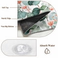 thumbnail image 6 of Runner Rug 2 x 6 Ft, Eucalyptus Leaves Washable Non-Slip Floor Mat for Kitchen Hallway/Entryway, Watercolor Green Red Flower Plant Long Kitchen Runner Area Rugs for Living Room, Low-Profile, 6 of 7