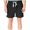 Black, variant on Mlzmgr Linen Shorts for men 7" Inseam Drawstring Elastic Waisted Casual Shorts Everyday Wear Lounge Shorts S-3XL