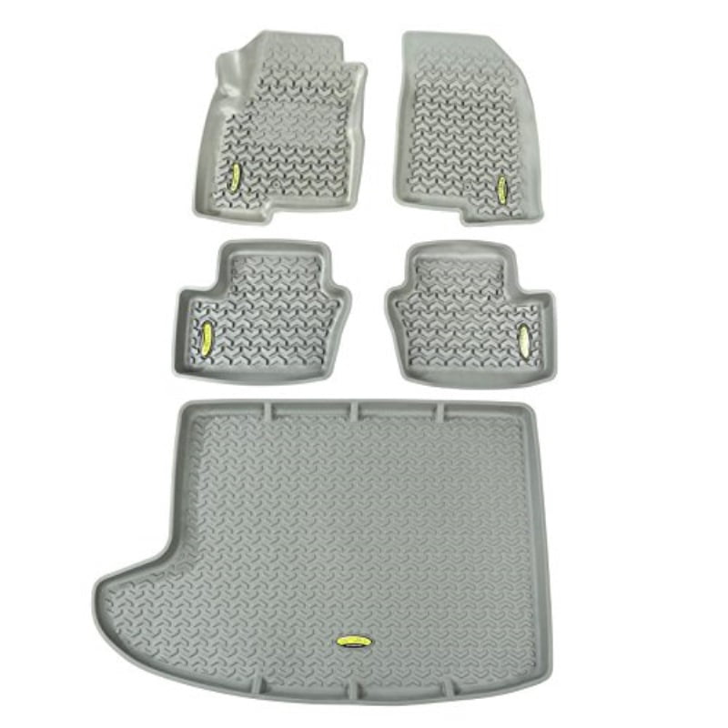 outland 391498827 grey front, rear and cargo floor liner kit for select