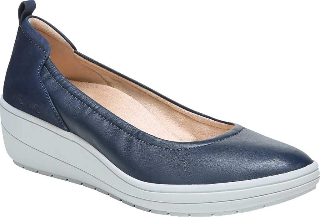 Vionic Jacey Wedge Pump Navy Leather 