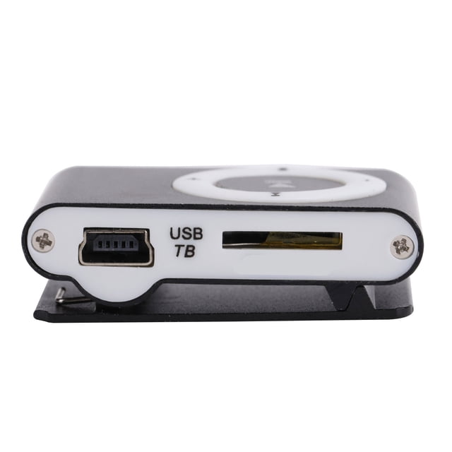 MiniMP3 Music Player, Light, Portable, Back clip Design, Long Battery Life, Aluminum Alloy, With Earphone and USB Cable for Outside Activity, Suitable for Sports
