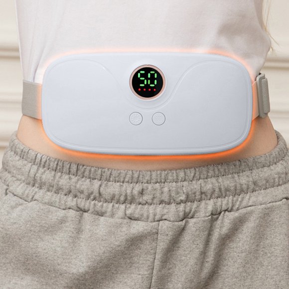 Campana Para Cocina Warm Belt Vibration Hot Pressing Abdominal Massage Intelligent Heating Waist Protection Tool For Girls During Menstruation 4-speed Vibration/heating
