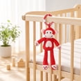thumbnail image 5 of Kiddiway Baby Ultra-Soft Plush Wind Chime Car Toy - Cute Plushies & Plush Figurine, Baby Car Toys & Stroller Toys, Tactile Sensory Mobile, Soft Chime, Attaches to Car/Stroller/Crib,Red, 5 of 7