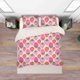 thumbnail image 1 of 3D Rosa Rojo Dibujos animados Fresa Funda de edredón Juego de ropa de cama Fundas de almohada 14, 1 of 2