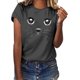 thumbnail image 1 of Puntoco Camiseta unisex Patrón estampado Casual Moda Color sólido Camisetas de manga corta Puntoco Puntoco-2598, 1 of 8