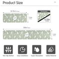 thumbnail image 3 of Yayeee Faucet Mat for Kitchen Sink 14.7" Diatomite Long Splash Guard Pad, Green Floral Cat Pattern, 3 of 7
