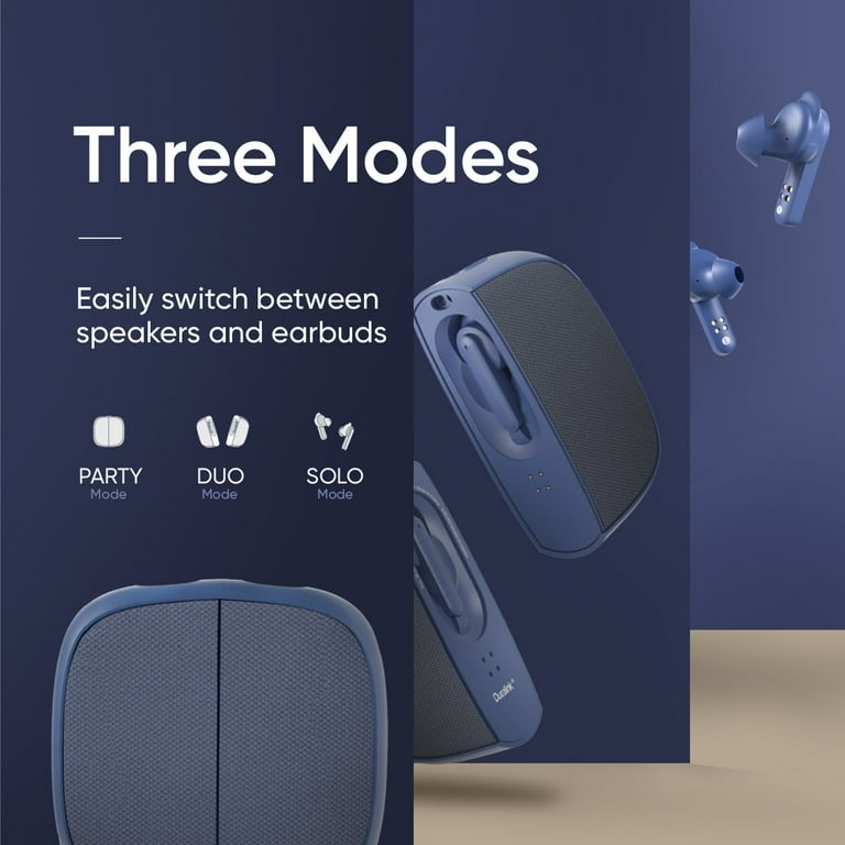 Duolink Go Bluetooth SpeakerBuds 3 in 1 Red