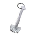 thumbnail image 2 of Llavero con forma de columna vertebral humana en miniatura, modelo de columna vertebral humana de PVC, llavero con colgante para billetera. Blanco, 2 of 8