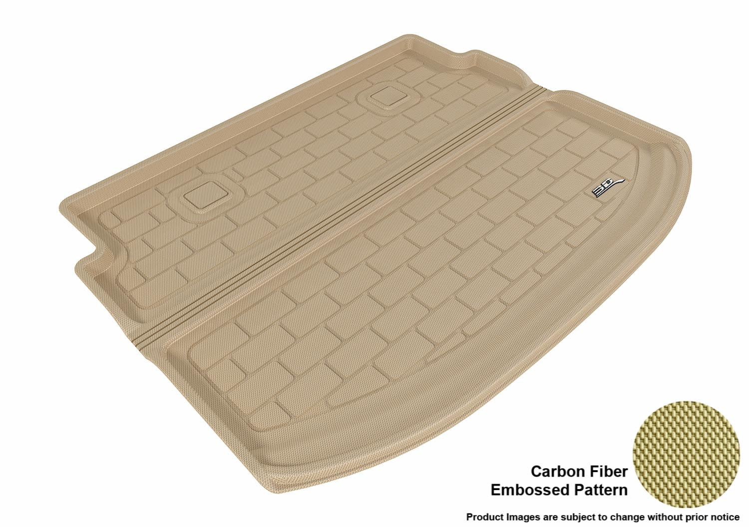 3d Maxpider 13 16 Ford C Max All Weather Cargo Liner In Tan With Carbon Fiber Look Walmart Com Walmart Com