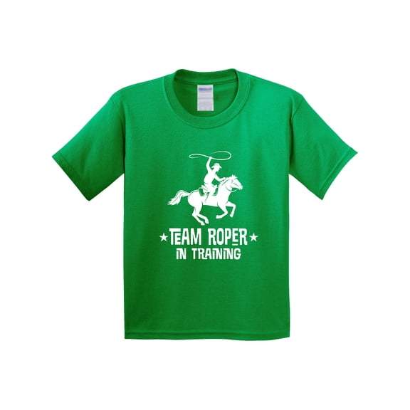 Inktastic Team Roper in Training Cowboy Youth T-Shirt