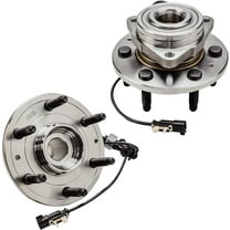 Detroit Axle - Front Wheel Bearing Hubs for Chevy GMC Silverado Sierra 1500 Tahoe Suburban Yukon XL Cadillac Escalade ESV XTS, Replacement Wheel Bearing Hubs Assembly Set, Pair Hubs