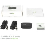 Plugable USB 2.0 Switch for One-Button USB Device Port Sharing Between ...