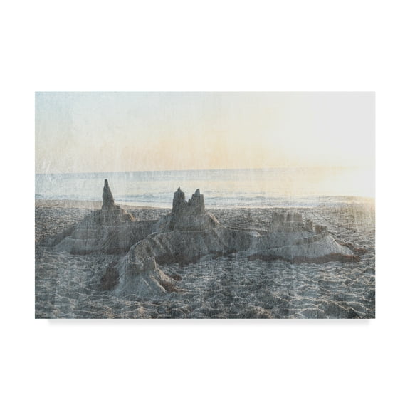 Trademark Fine Art 'Sand Castle II' Canvas Art by Sharon Chandler