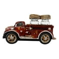 thumbnail image 4 of Vintage Red Fire Truck Engine Figurine Holder For Glass Salt and Pepper Shakers, 4 of 5