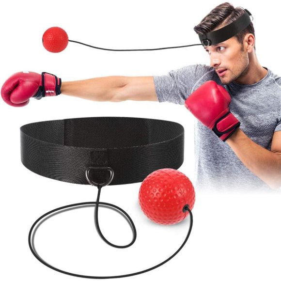 Boxing reflex training balls, punching ball with adjustable headband