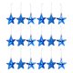 thumbnail image 1 of 18 piezas elegantes estrellas de cinco puntas árbol de Navidad decoración de estrellas decoraciones colgantes de Navidad, 1 of 7