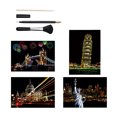 thumbnail image 3 of Scratch Art City Scenery Building Painting Paper DIY Scratchboard, 3 of 9
