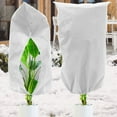 thumbnail image 2 of 2Pcs Plant Covers Freeze Protection with Zipper Drawstring Non-Woven Fabric Plant Frost Cover 31.49×47.24in Large Plant Frost Protection Bag Reusable Frost Blankets Plant Jackets for Pla, 2 of 11