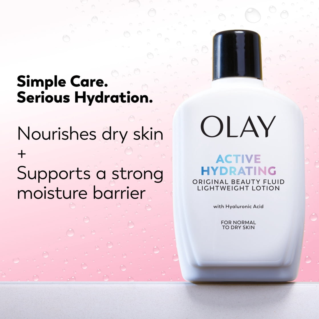 Olay Facial Lotion, Active Hydrating Beauty Facial Moisturizing Lotion, 6 fl oz