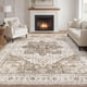 thumbnail image 1 of Alfombra Tortania 2.7x3.6 m Lavable Boho Vintage Oriental Marrón, 1 of 9