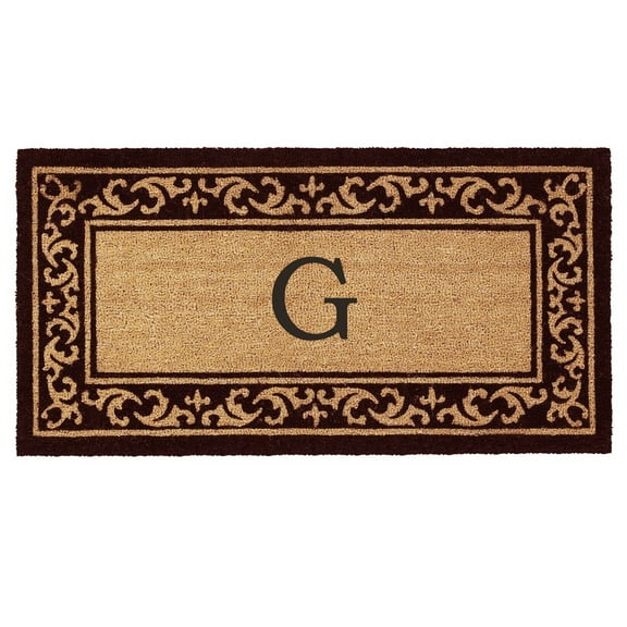 Calloway Mills Kendall Monogram Outdoor Doormat 3' x 6' (Letter G)