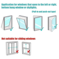 thumbnail image 3 of 5X Air Conditioner Window Seal, Window Seal for Portable Air Conditioner Tumble Dryer,Works,Air Exchange Guards 400cm, 3 of 7