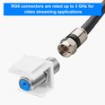 thumbnail image 4 of Conectores de cable coaxial Weewooday F-Type RG6, 60 unidades, azul, 4 of 7