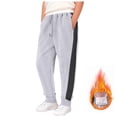 thumbnail image 2 of 7-8 Years Boys Pants Casual Trousers Boy Fleece Trousers Casual Pants Cargo Jogger Pants with Pockets Light Gray Pants, 2 of 7