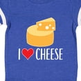 thumbnail image 4 of Inktastic I Love Cheese Funny Cheese Lover Boys or Girls Baby Bodysuit, 4 of 5